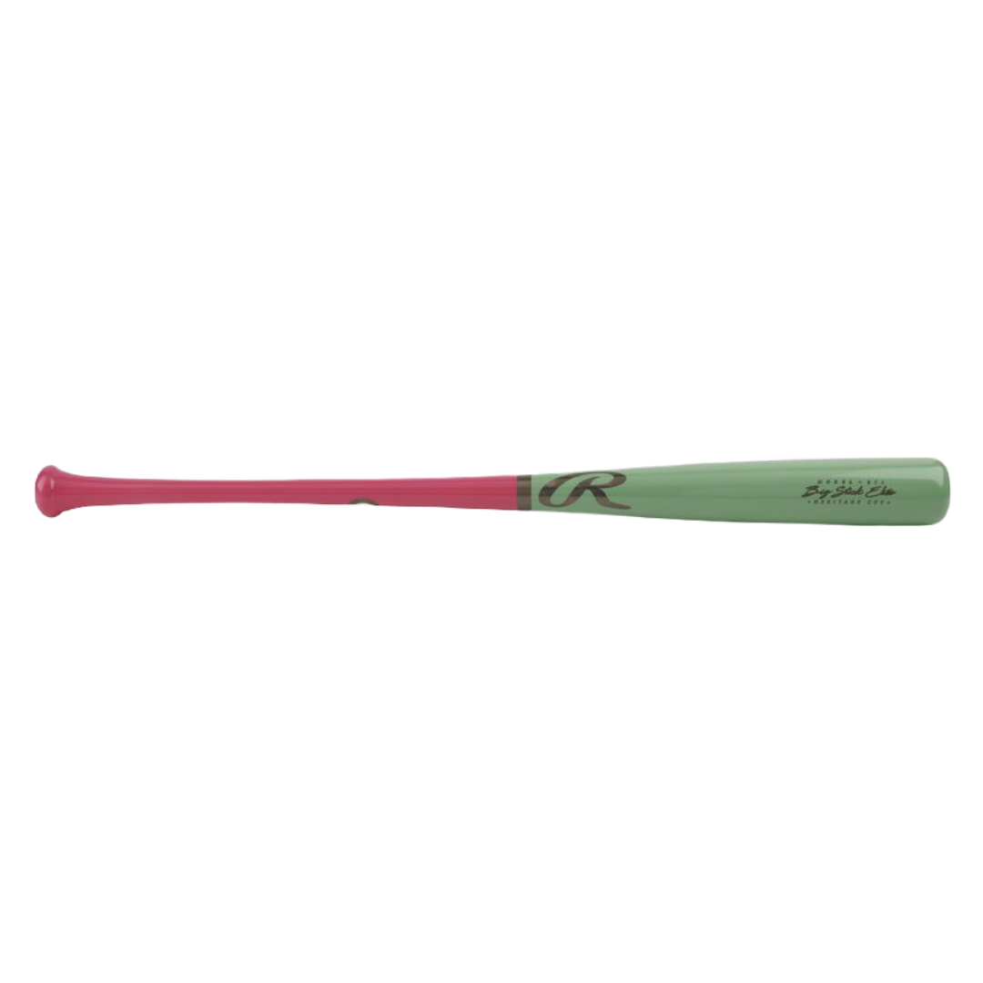 Rawlings Big Stick Elite 271 Maple Wood Bat (Mint/Pink) - Deportes Salvador Colom