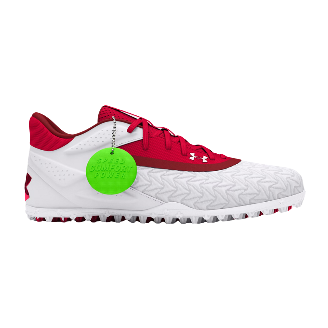 Image of Under Armour Yard Turf 3.0 Baseball Shoes (Red) - Deportes Salvador Colom