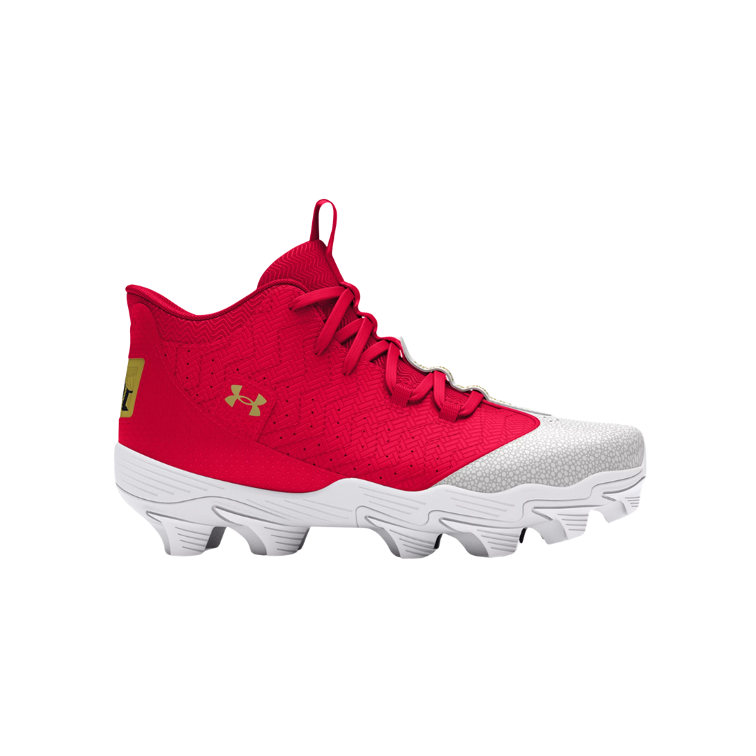 Under Armour Harper 9 RM Jr. Baseball Cleats (Red) - Deportes Salvador Colom