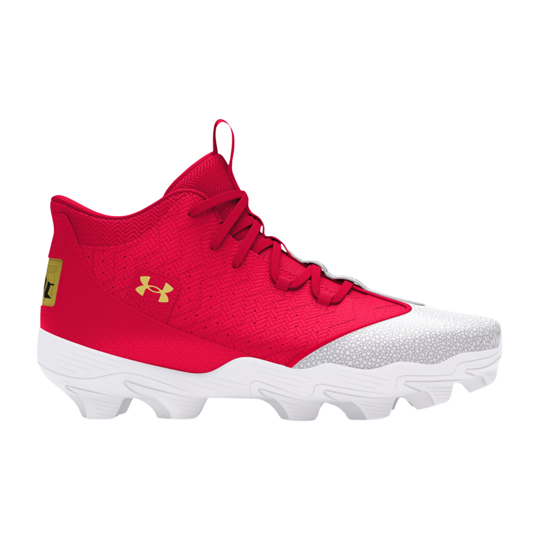 Under Armour Harper 9 RM Cleats Men (White/Red) - Deportes Salvador Colom