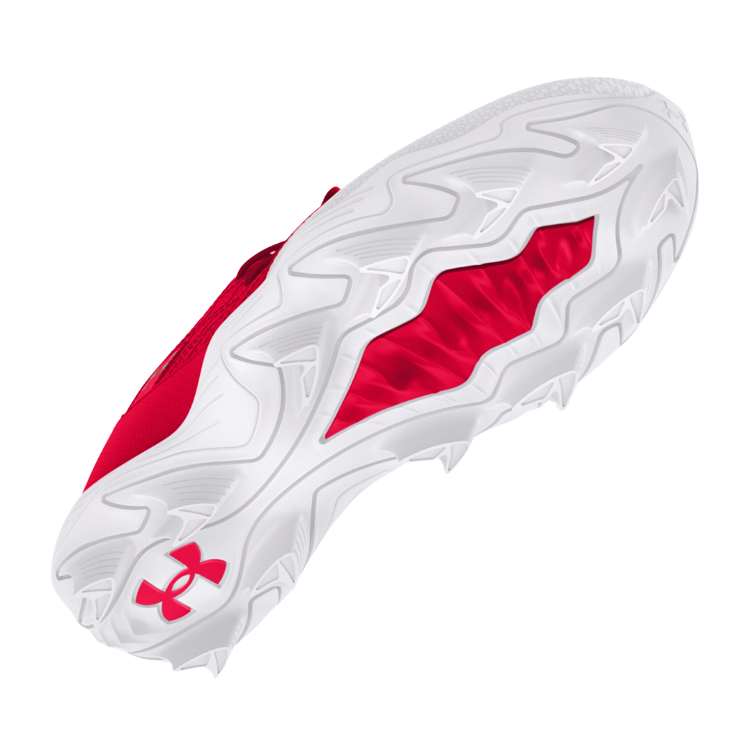 Under Armour Harper 9 RM Cleats Men (White/Red) - Deportes Salvador Colom