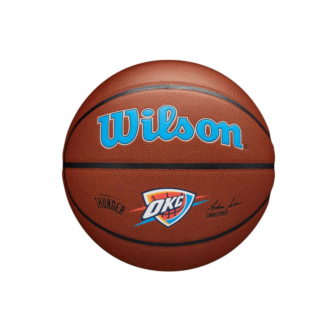 Image of Wilson NBA Team Alliance Oklahoma Thunder Basketball #7 - Deportes Salvador Colom