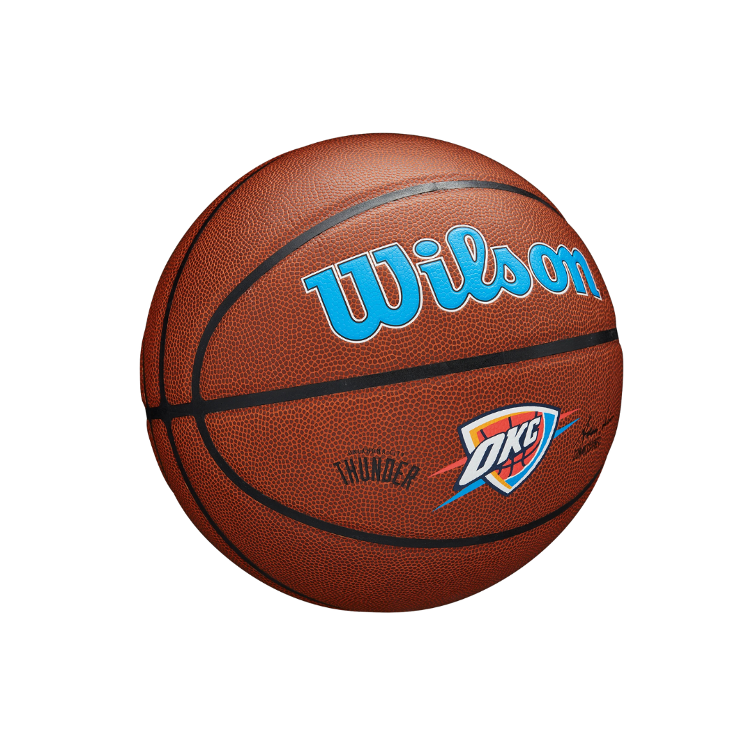 Image of Wilson NBA Team Alliance Oklahoma Thunder Basketball #7 - Deportes Salvador Colom