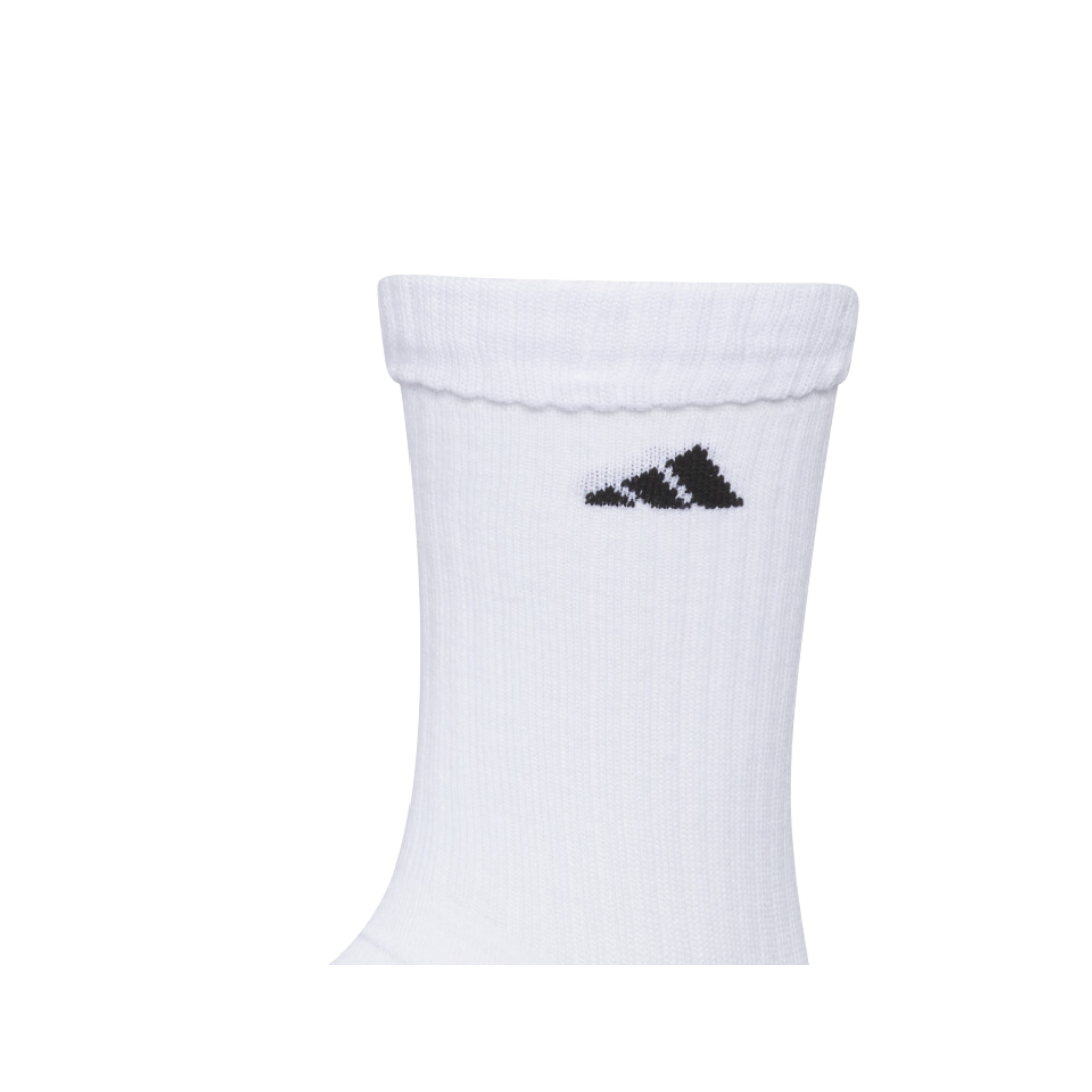 Adidas Unisex Adaptive 3-Pack Crew Socks SM (White) - Deportes Salvador Colom