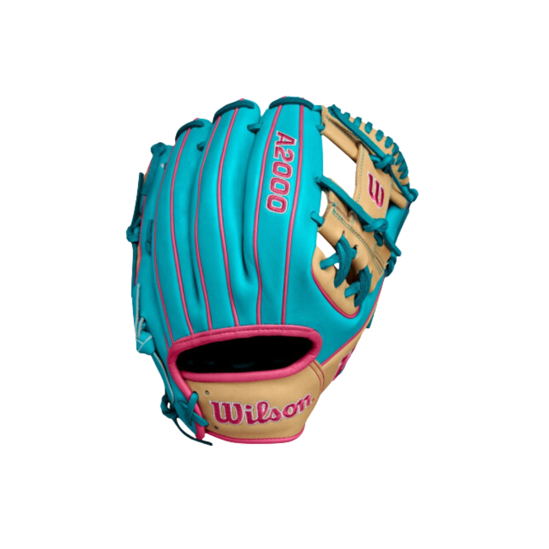 Image of Wilson A2000 1786 Infield Glove (Blonde/Teal/Pink) 11.5'' - Deportes Salvador Colom