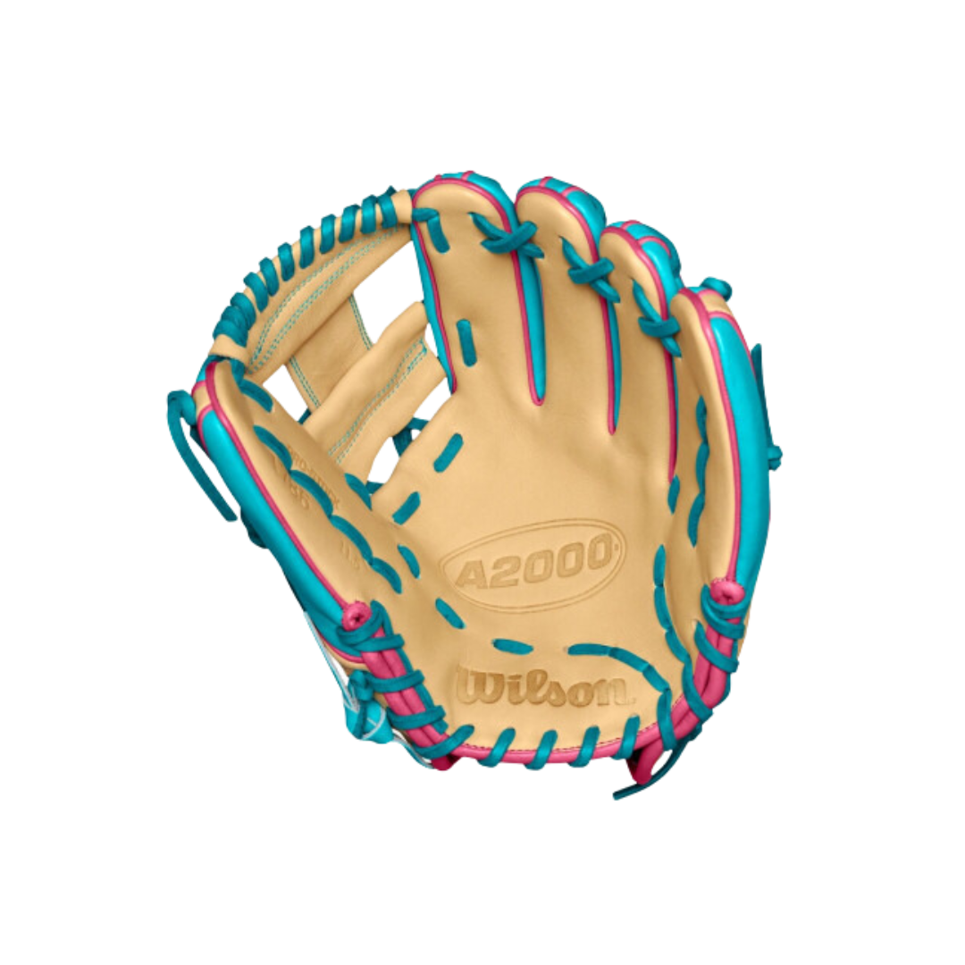 Image of Wilson A2000 1786 Infield Glove (Blonde/Teal/Pink) 11.5'' - Deportes Salvador Colom