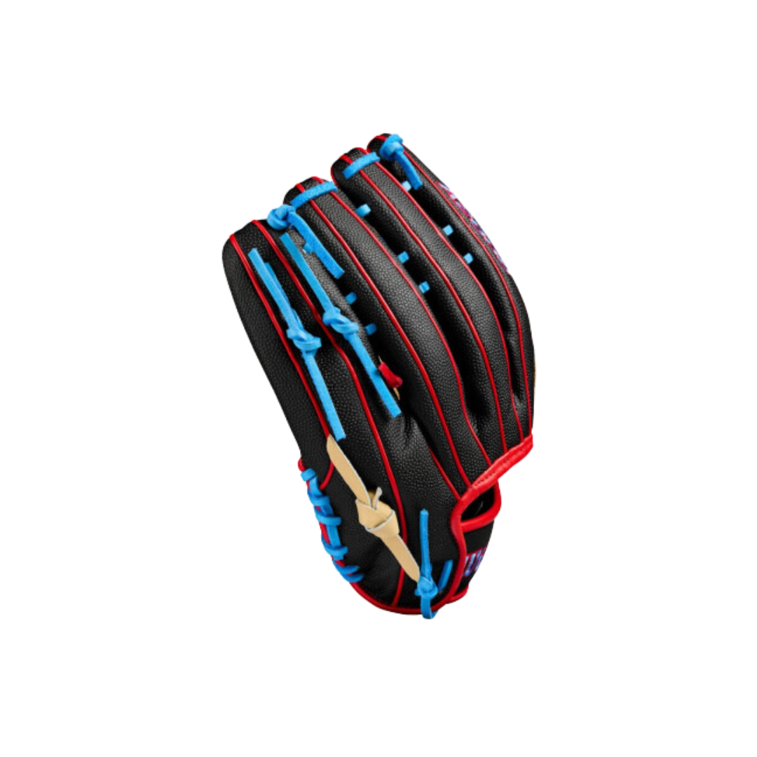 Wilson A2000 PF92 OF Glove Left Hand Thrower (Black/Camel/Blue) 12.25'' - Deportes Salvador Colom