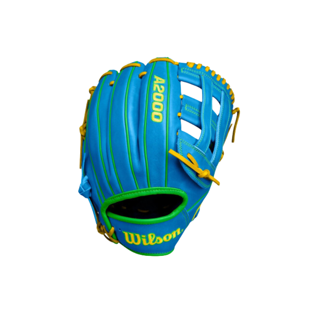 Image of Wilson A2000 PP05 Infield Glove (Blue/Yellow) 11.5'' - Deportes Salvador Colom