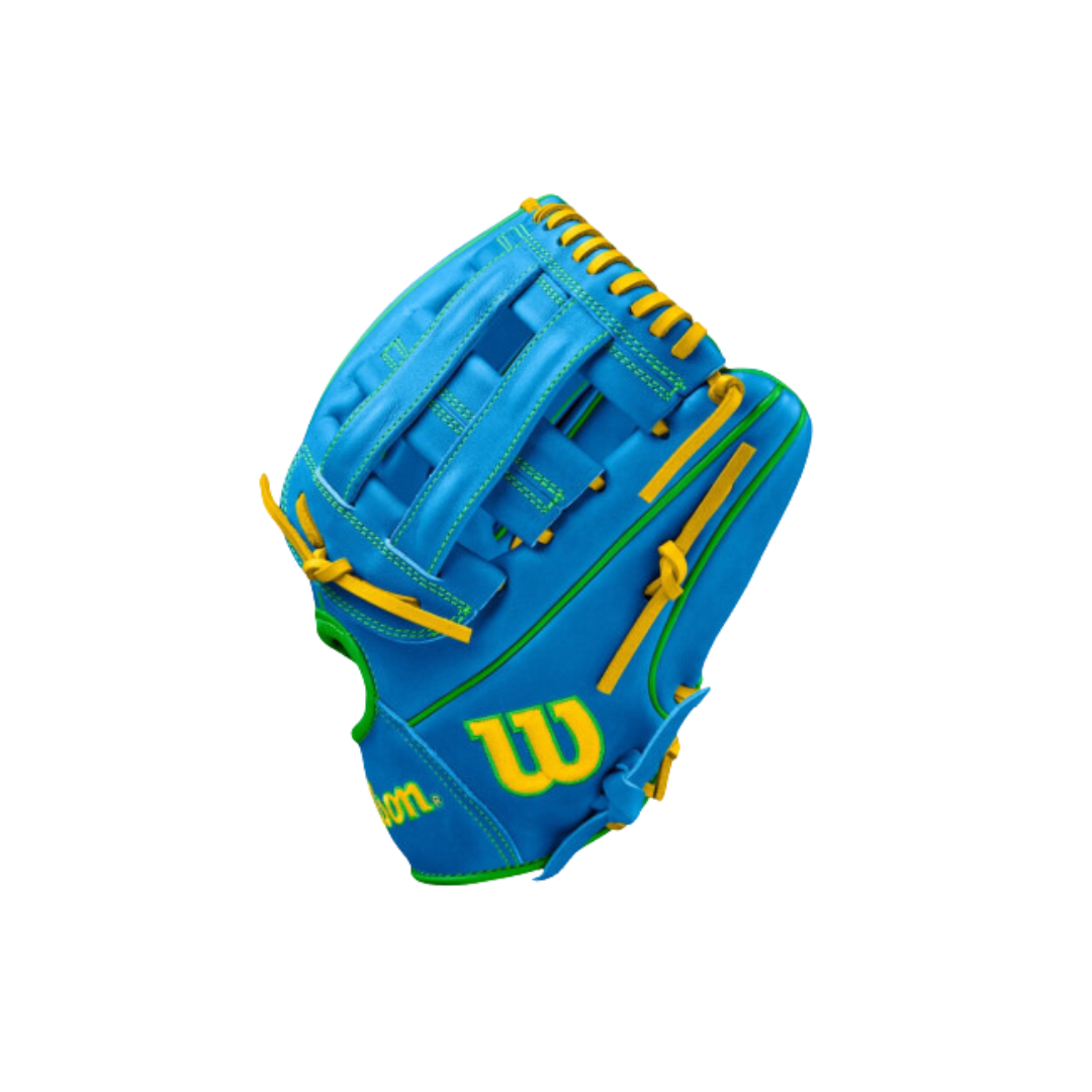 Image of Wilson A2000 PP05 Infield Glove (Blue/Yellow) 11.5'' - Deportes Salvador Colom