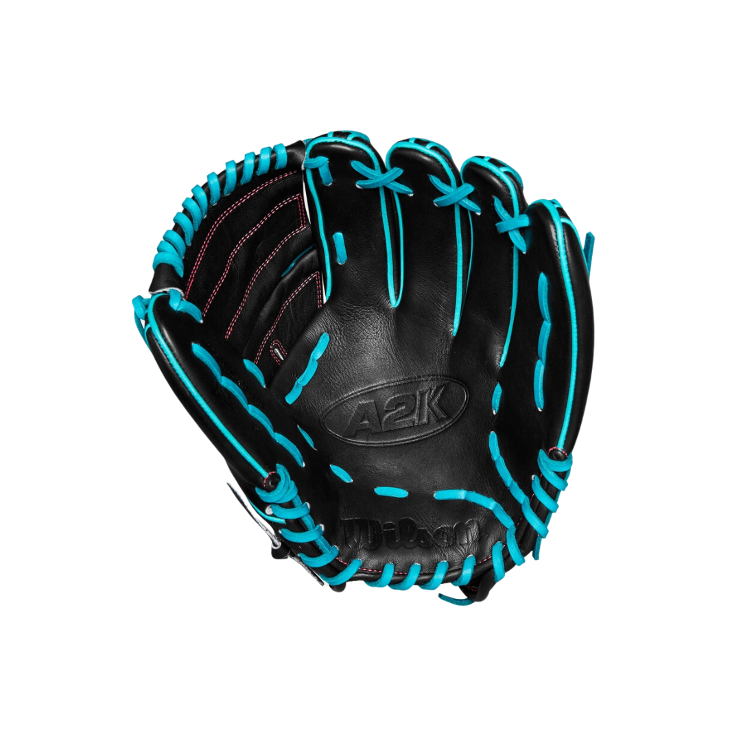 Wilson A2K B2 Pitcher’s Glove (Black/Teal) 12'' - Deportes Salvador Colom