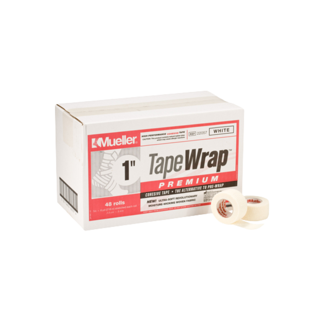 Mueller Tapewrap Premium White 1" (Caja de 48) - Deportes Salvador Colom