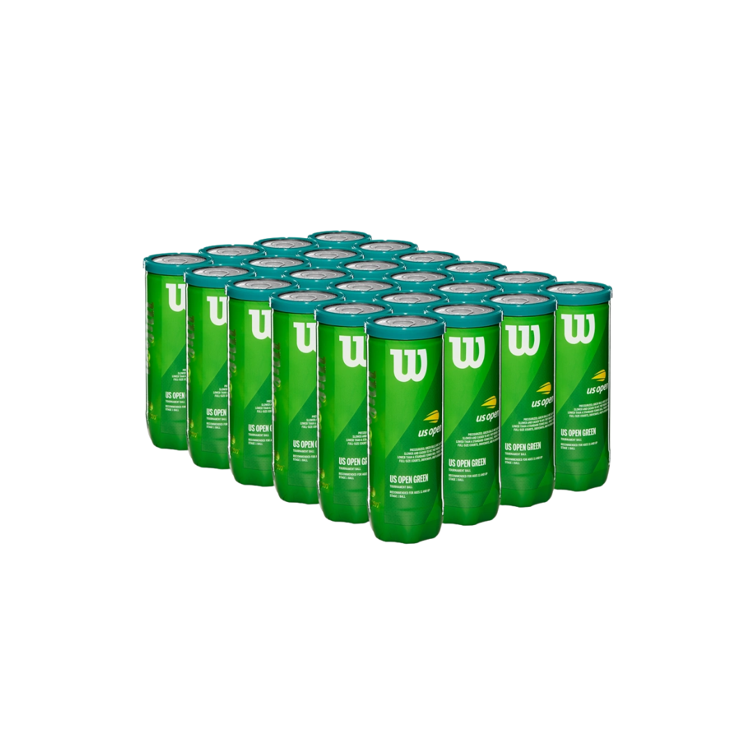 Wilson Green Transition Tennis Balls (Caja de 24 Can) - Deportes Salvador Colom
