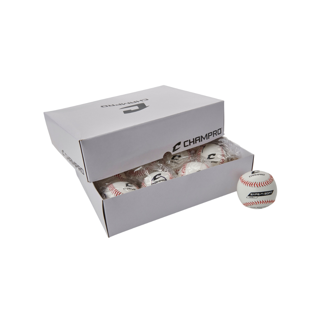 Image of Champro T-Ball Level 1 Safe-T-Soft Baseball (Docena) - Deportes Salvador Colom