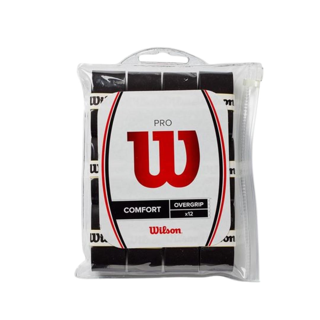 Image of Wilson Pro Overgrip 12 Pack (Black) - Deportes Salvador Colom