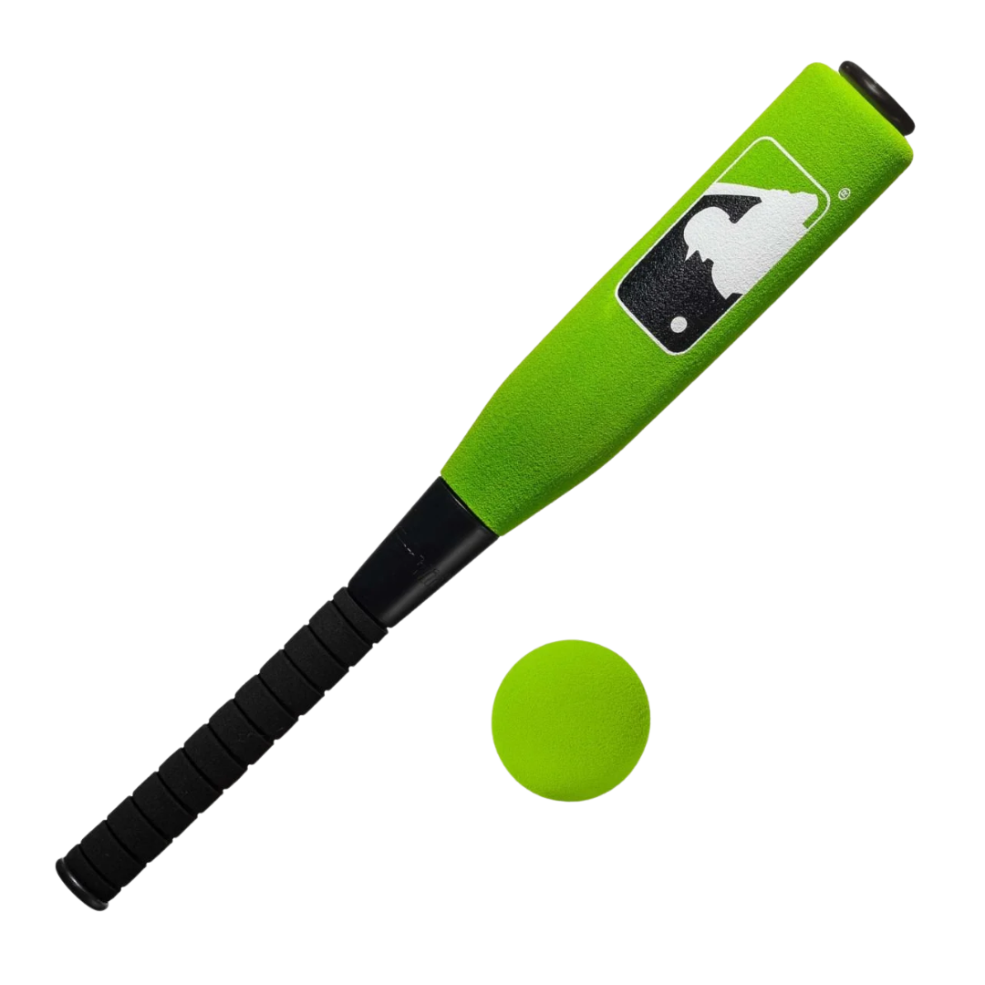 Franklin Sports MLB Green Foam Baseball Bat & Ball (Green) - Deportes Salvador Colom