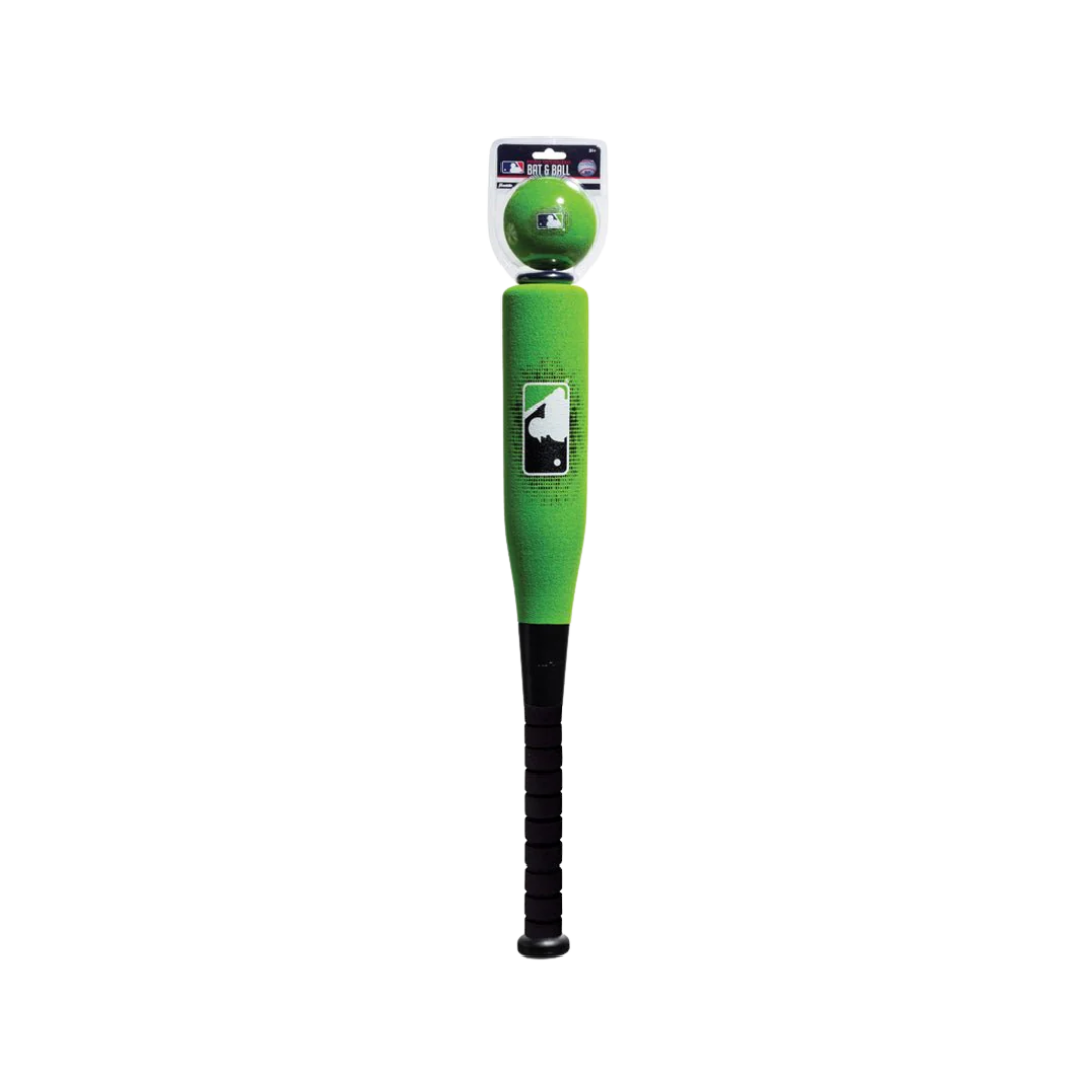 Franklin Sports MLB Green Foam Baseball Bat & Ball (Green) - Deportes Salvador Colom