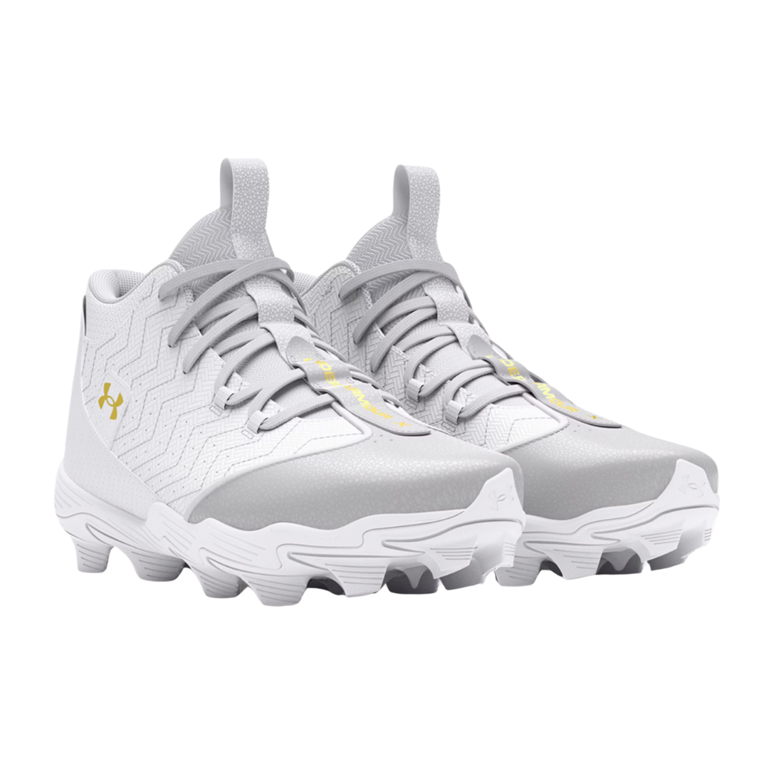 Image of Under Armour Harper 9 RM Cleats Men (White/Gold) - Deportes Salvador Colom