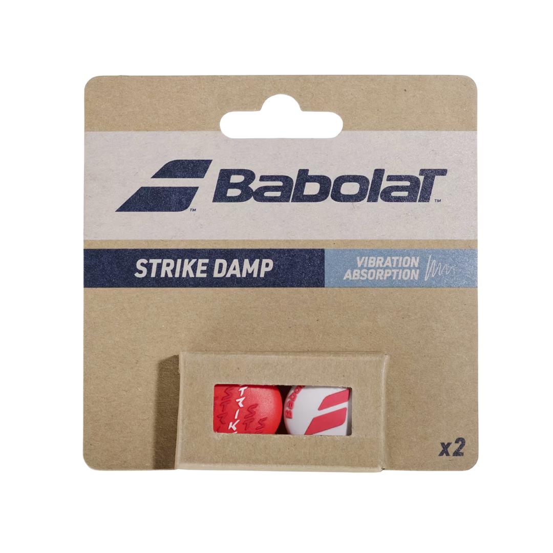 Image of Babolat Strike Damp x2 (White/Red) - Deportes Salvador Colom