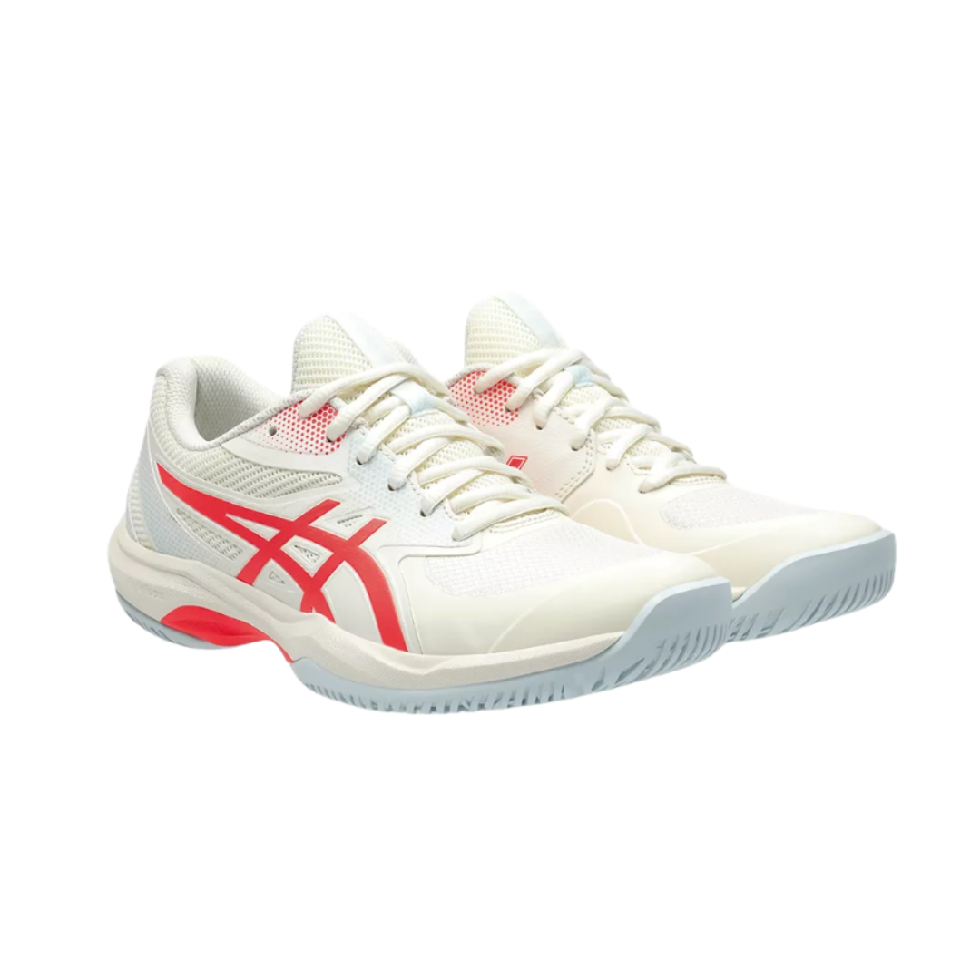 Asics Game FF Pickleball Women (Cream/Flash Red) - Deportes Salvador Colom