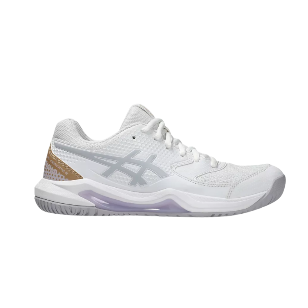 Image of Asics Gel-Dedicate 8 Pickleball Women (White/Dust Violet) - Deportes Salvador Colom