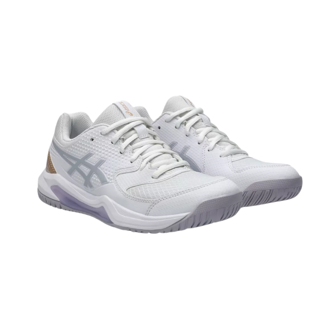 Image of Asics Gel-Dedicate 8 Pickleball Women (White/Dust Violet) - Deportes Salvador Colom