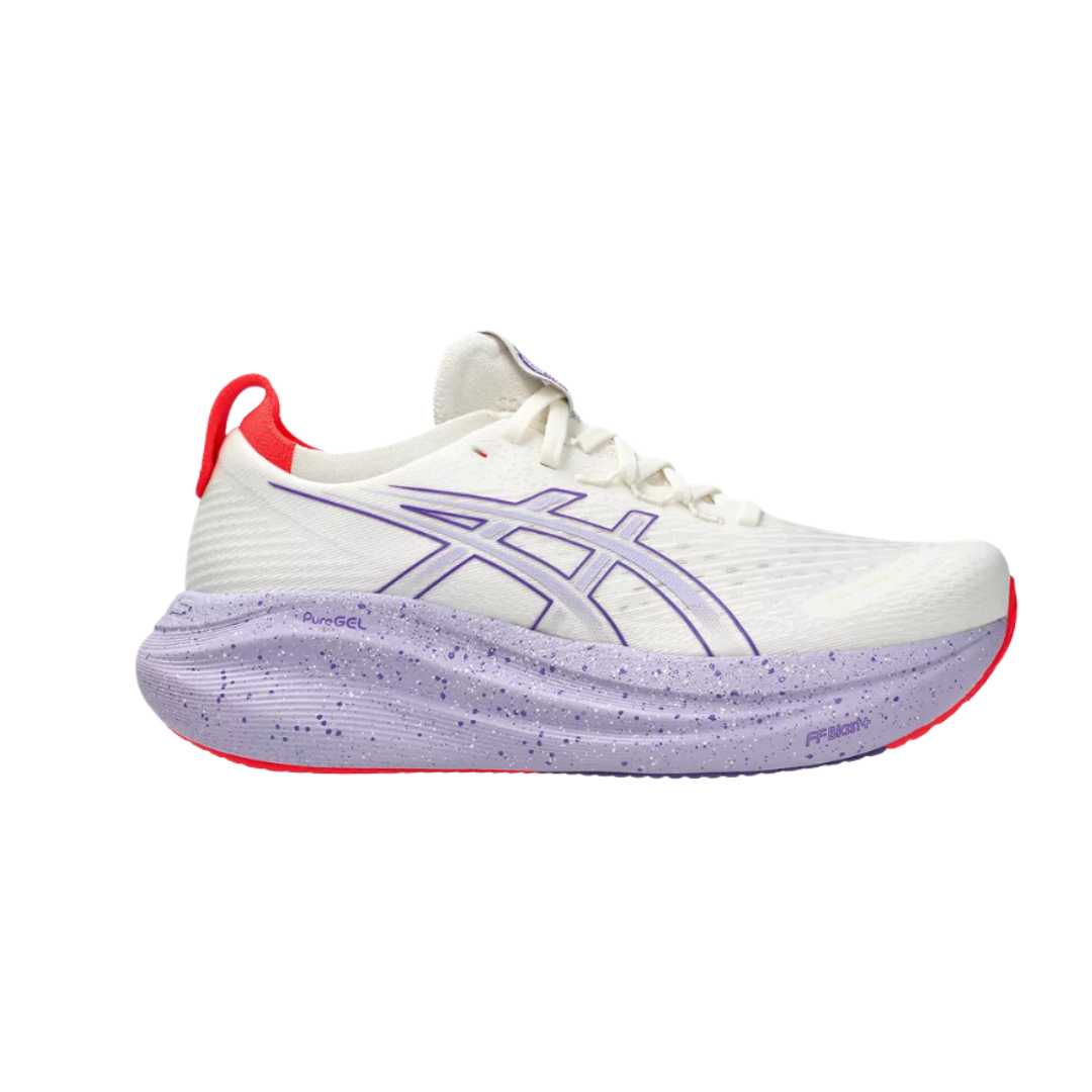 Asics Gel-Nimbus 27 Tokyo Edition Women (Cream/Edo Purple) - Deportes Salvador Colom