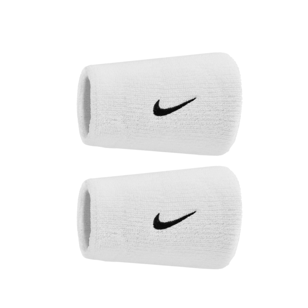 Image of NIKE SWOOSH DOUBLE WRISTBANDS WHITE - Deportes Salvador Colom