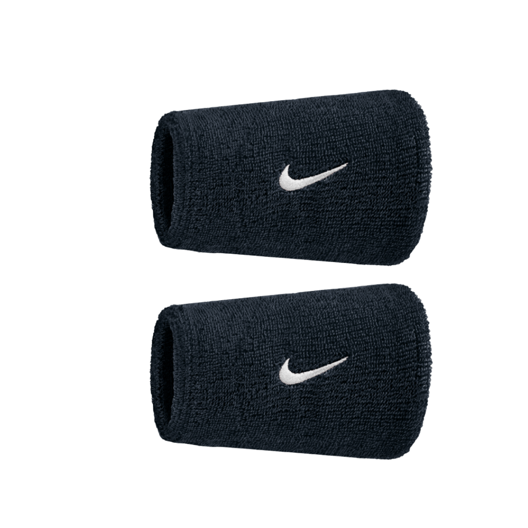 NIKE SWOOSH DOUBLE WRISTBANDS BLACK - Deportes Salvador Colom