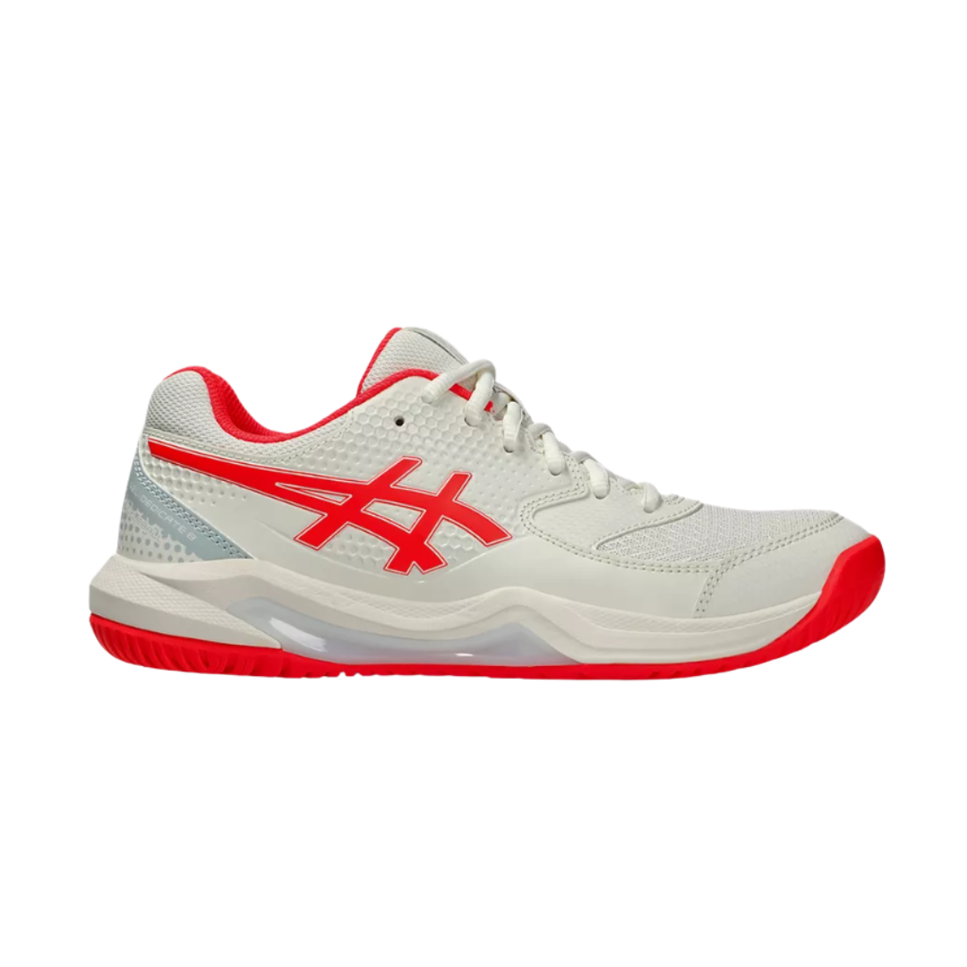 Asics Gel Dedicate 8 Pickleball (Cream/Flash Red) - Deportes Salvador Colom