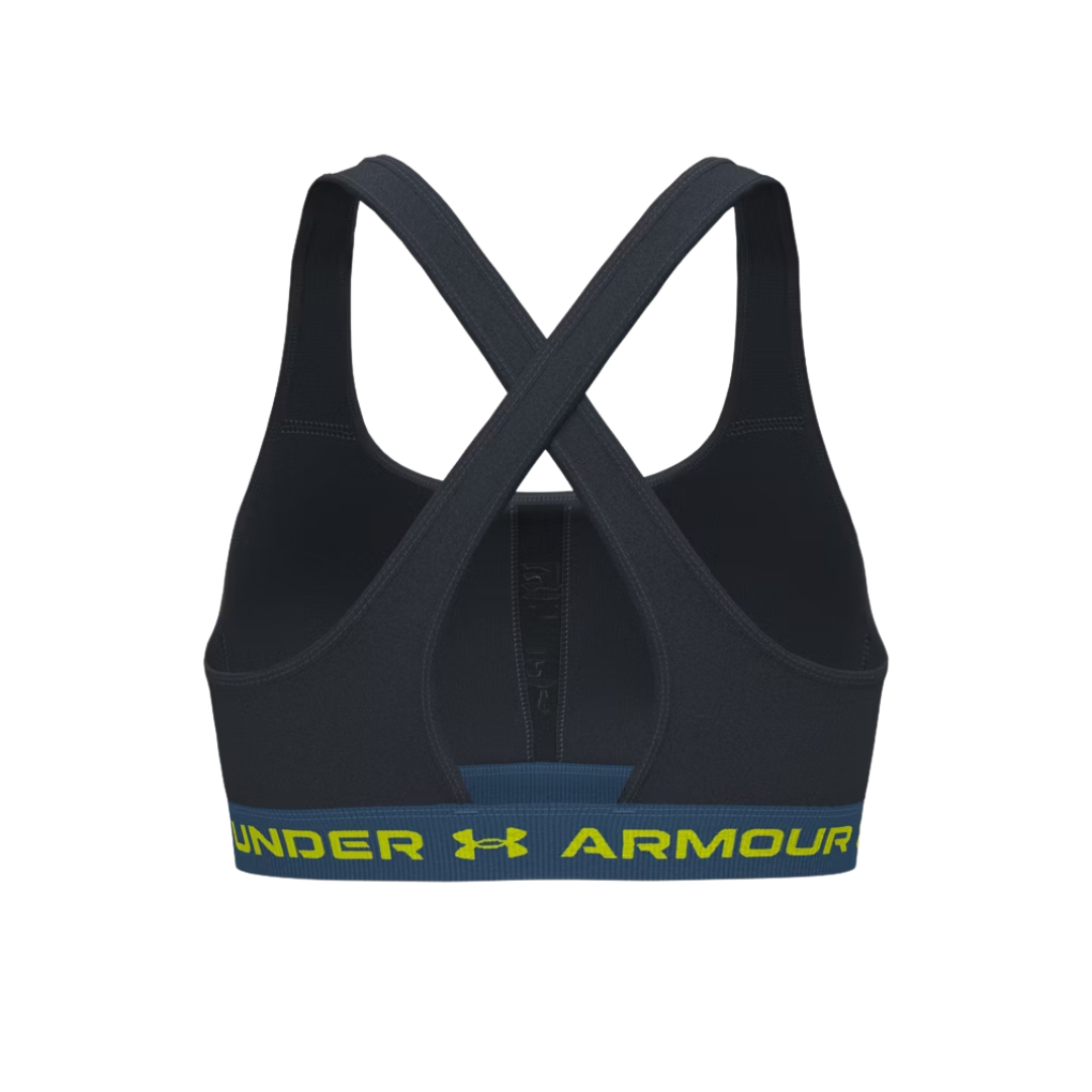 Image of Under Armour Mid Crossback Sport Bra (Navy) - Deportes Salvador Colom