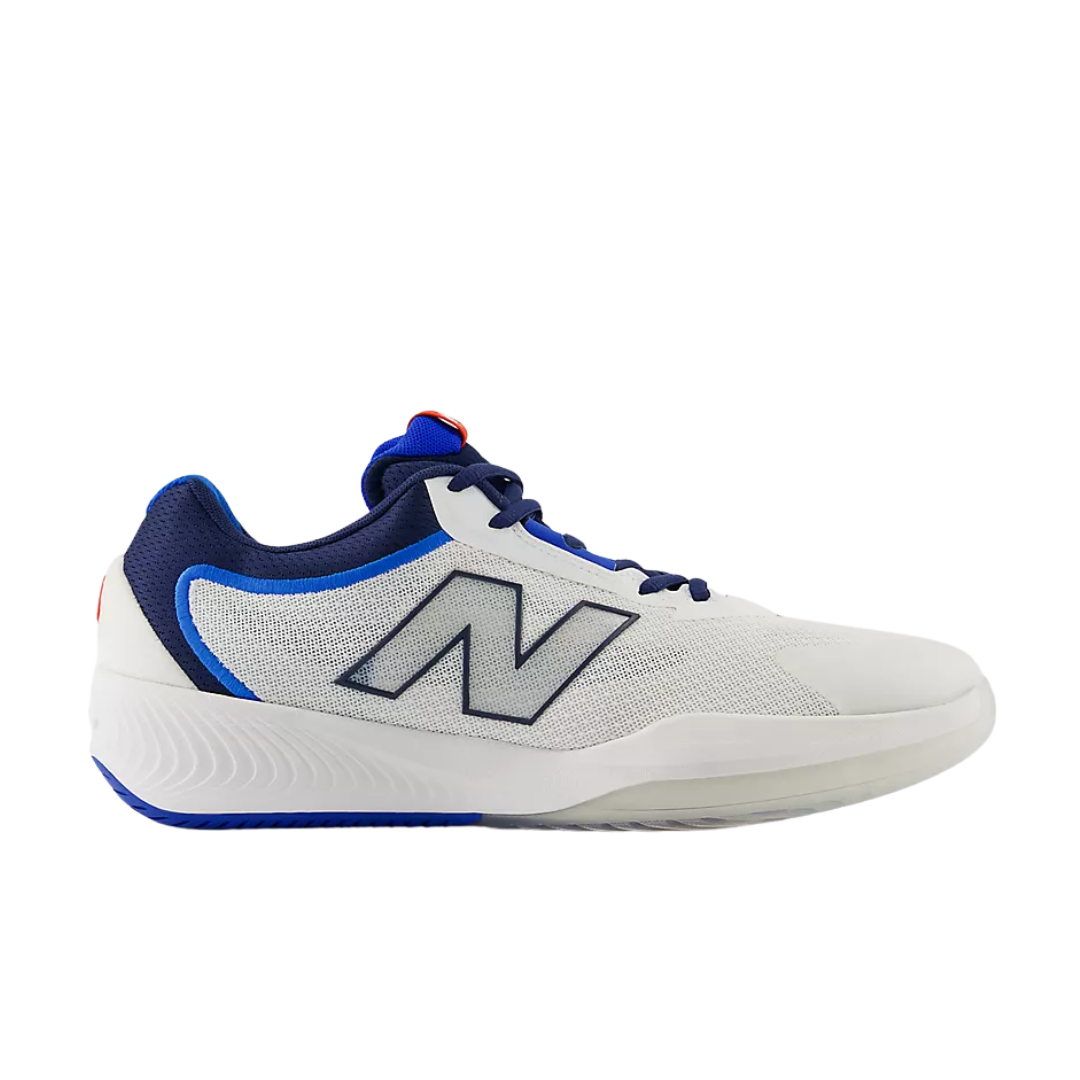 Image of New Balance Fuelcell 996v6 Tennis Men Shoes (White/Blue) - Deportes Salvador Colom
