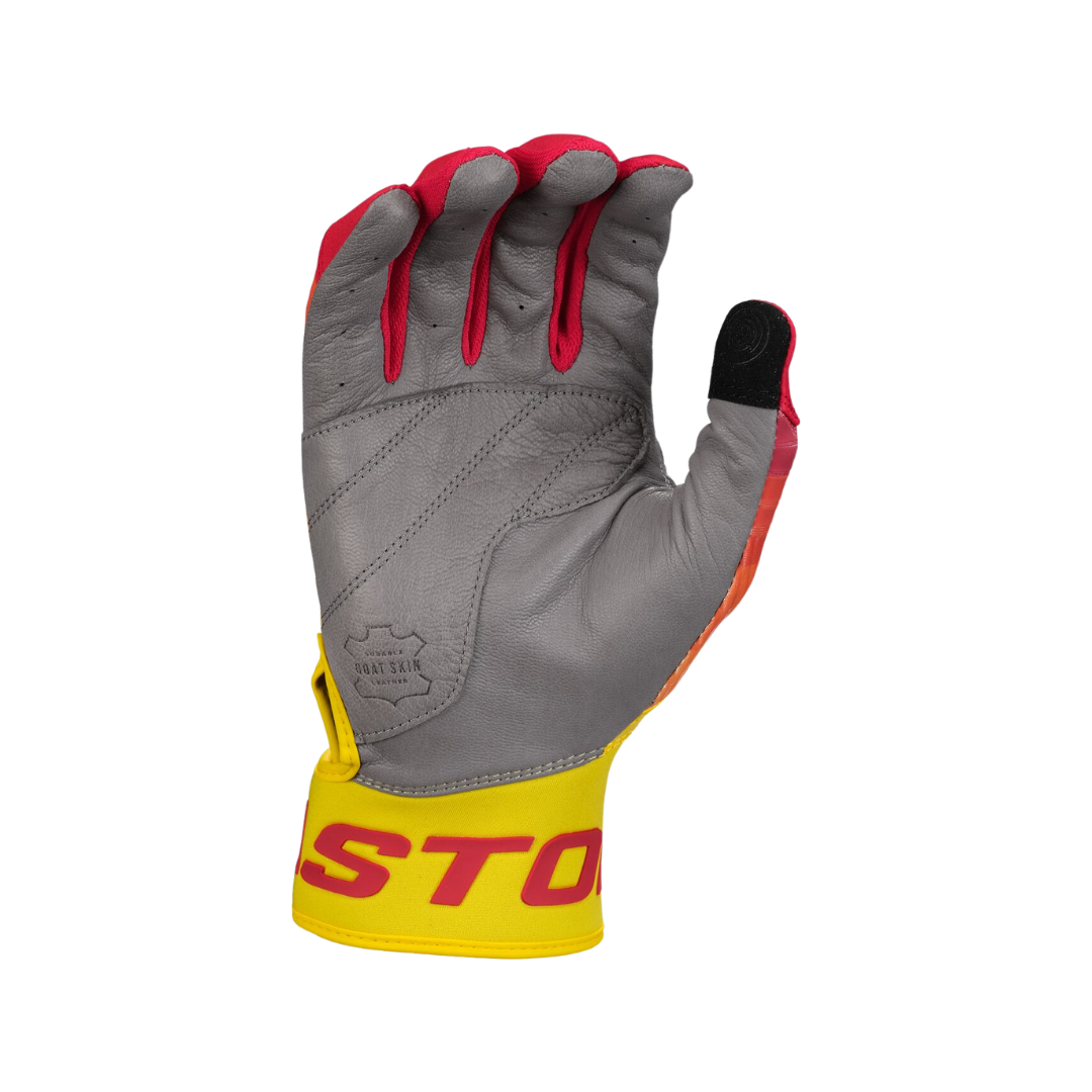 Easton Youth Walk-Off Ethos Fire Batting Gloves (Yellow/Red) - Deportes Salvador Colom