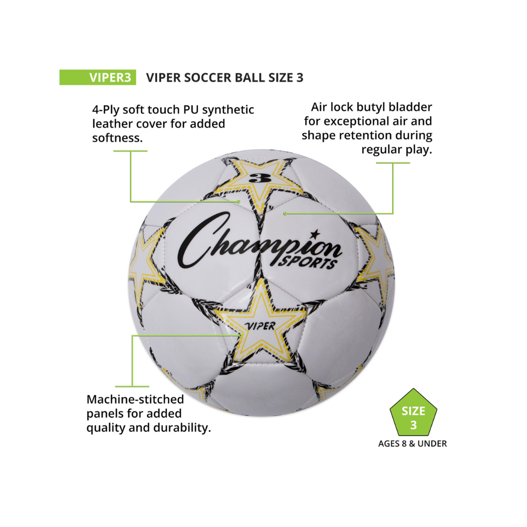 Champion Sports Viper Soccer Ball #3 - Deportes Salvador Colom