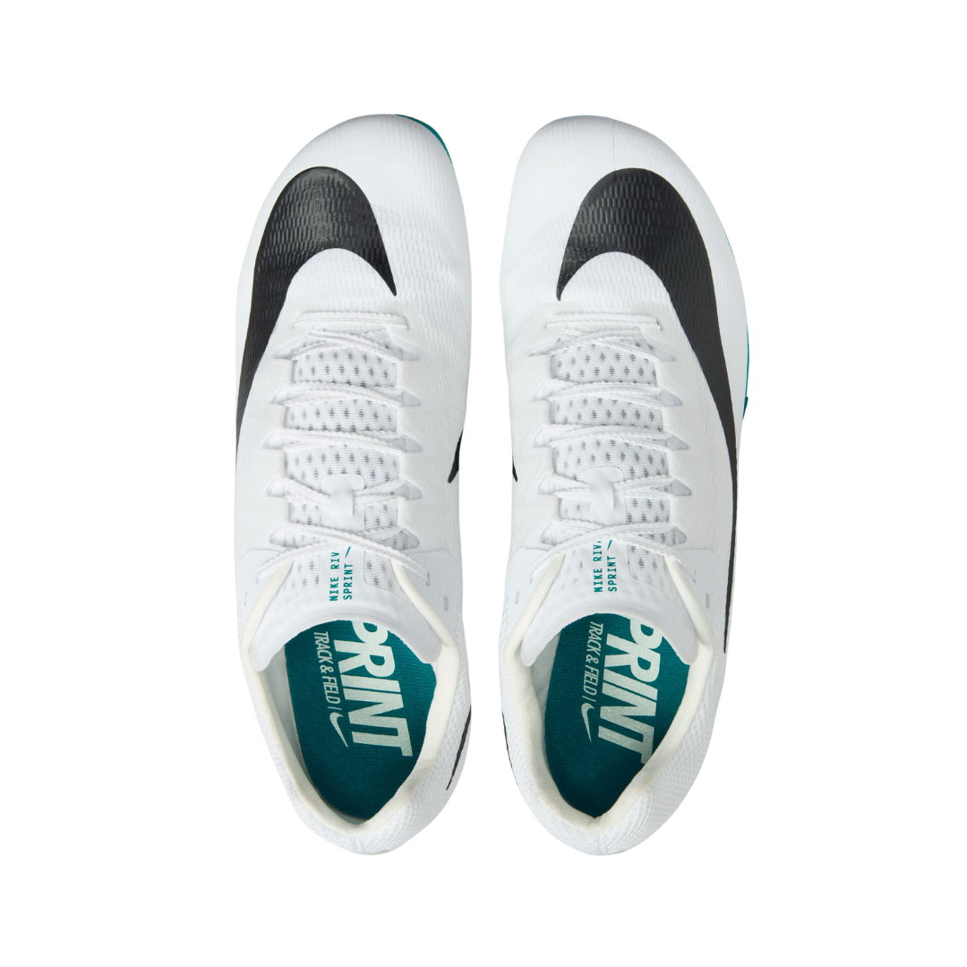 Image of Nike Rival Sprint Shoes (White/Black/Green) - Deportes Salvador Colom