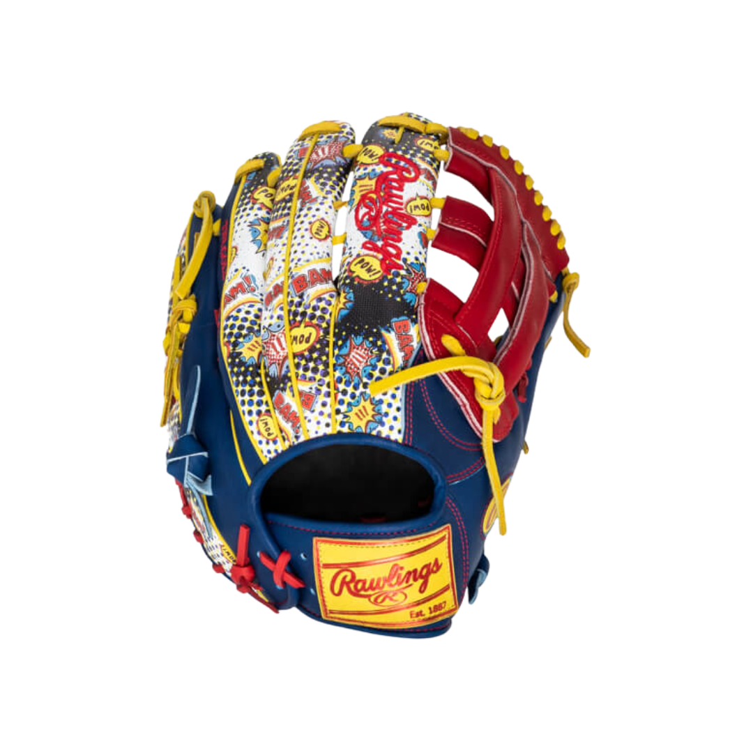 Rawlings HOH ColorSync OF Glove (Red/Blue/Yellow) 12.75