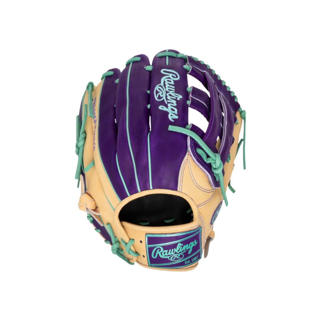 Image of Rawlings HOH ColorSync OF Glove (Purple/Blonde/Mint) 12.75