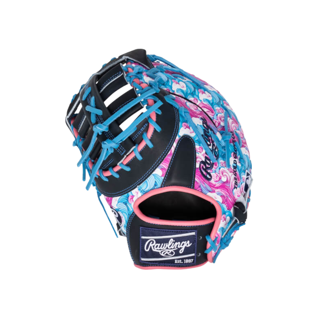 Image of Rawlings HOH ColorSync 9.0 Left Hand Thrower First Base Mitt (BK/PK/CB) 13'' - Deportes Salvador Colom