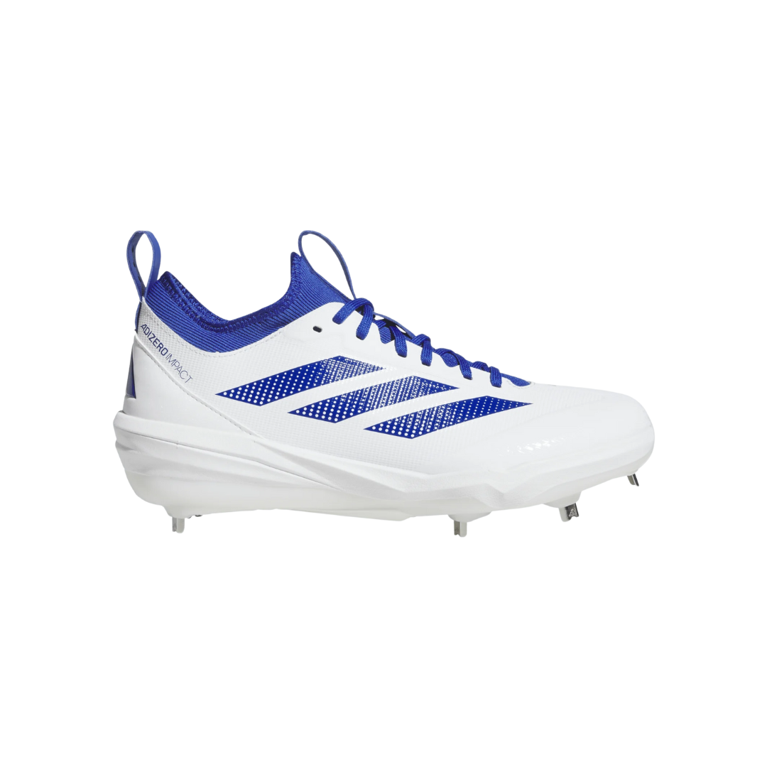 Image of Adidas Adizero Impact 2.0 Metal (White/Royal) - Deportes Salvador Colom