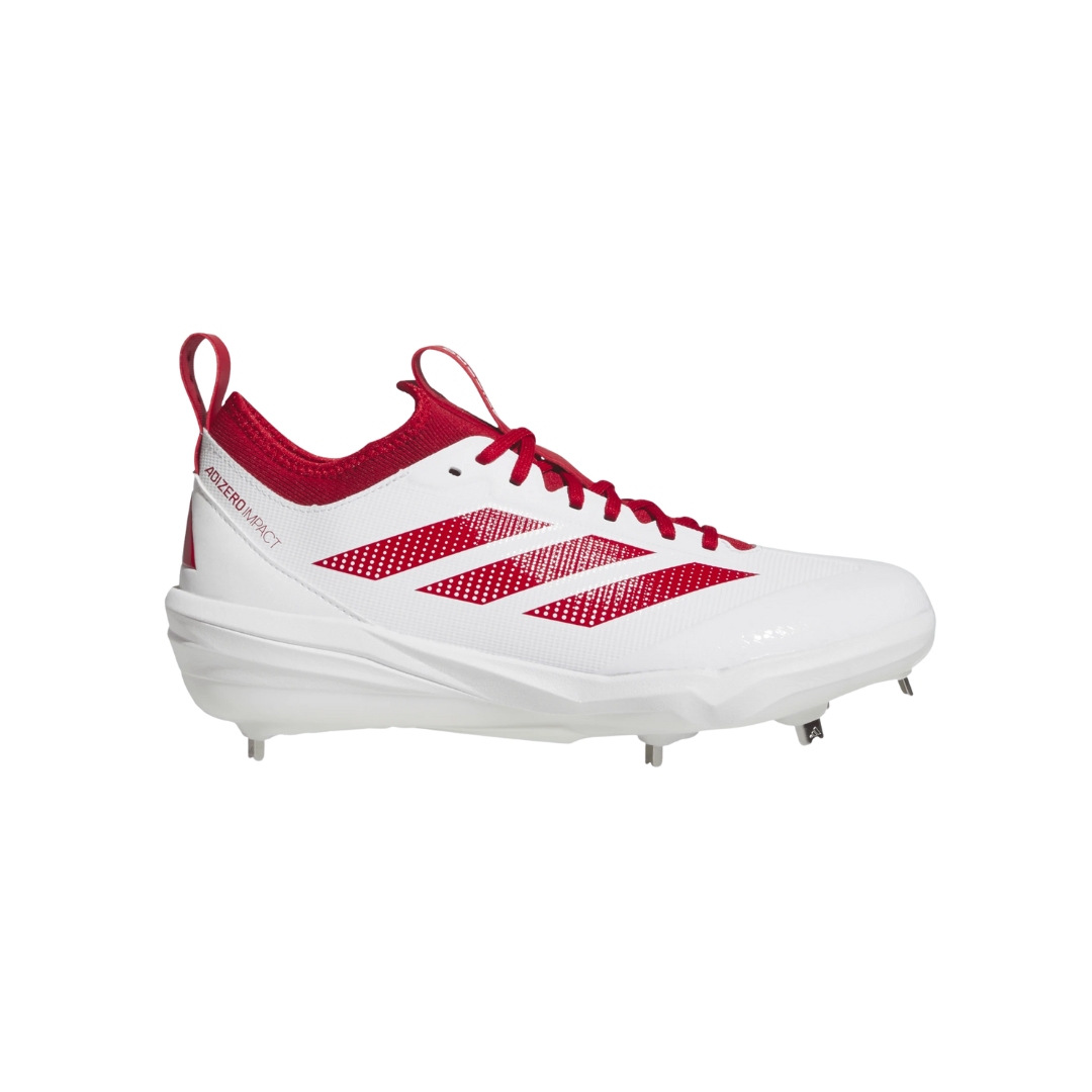 Adidas Adizero Impact 2.0 Metal (White/Red) - Deportes Salvador Colom