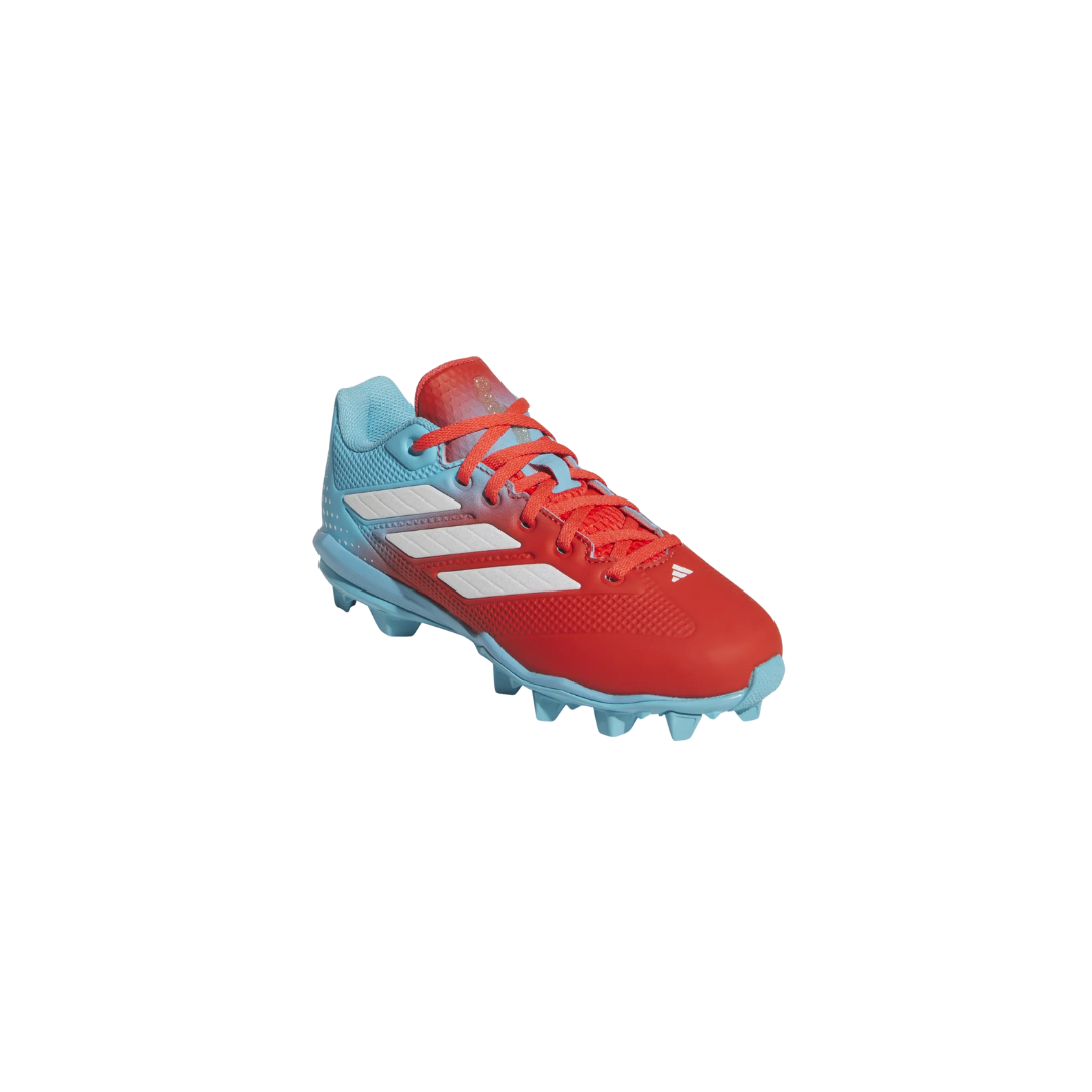 Image of Adidas Youth Adizero Impact MD Rubber (Columbia Blue/Red) - Deportes Salvador Colom