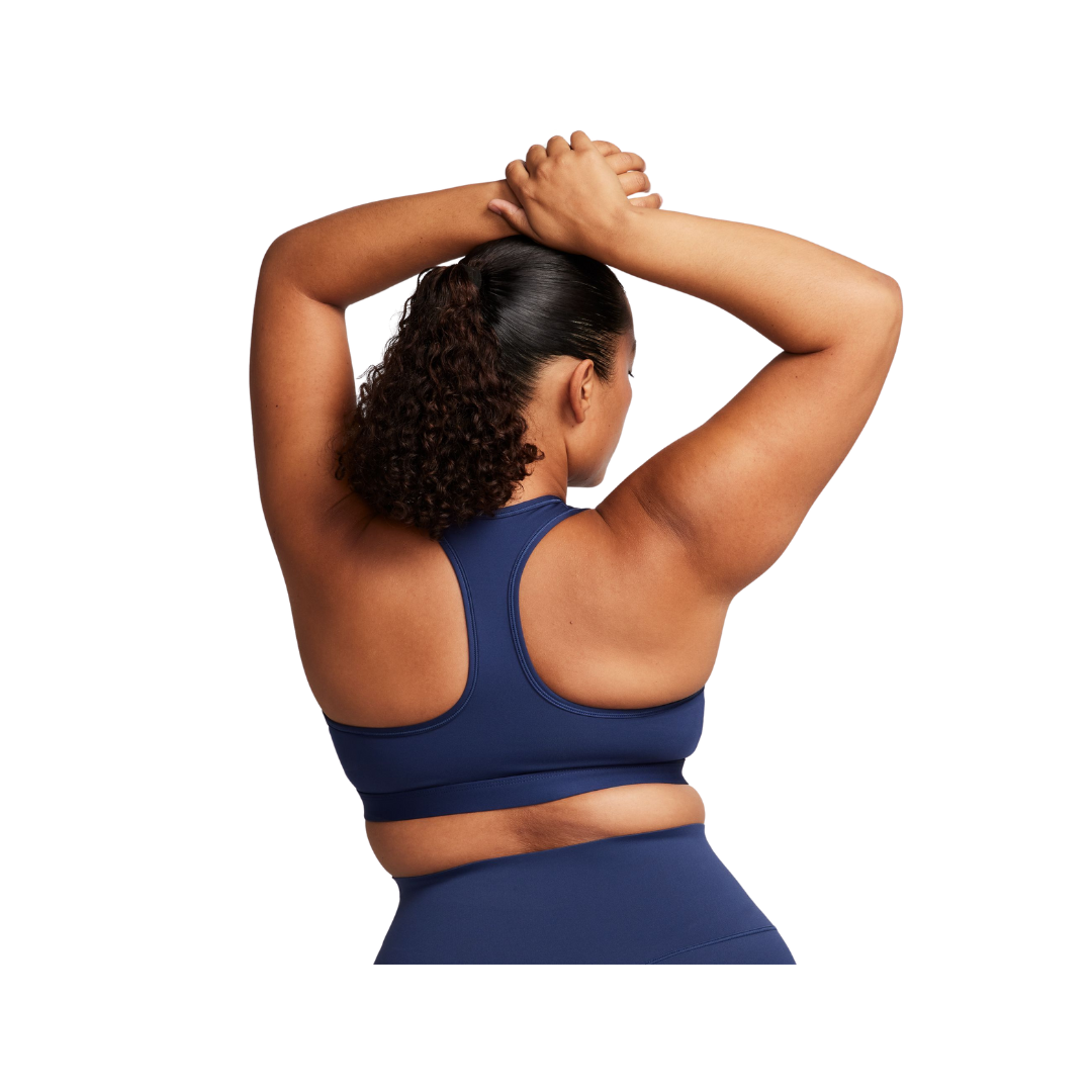 Image of Nike Swoosh MD Support Women Bra (Navy) - Deportes Salvador Colom