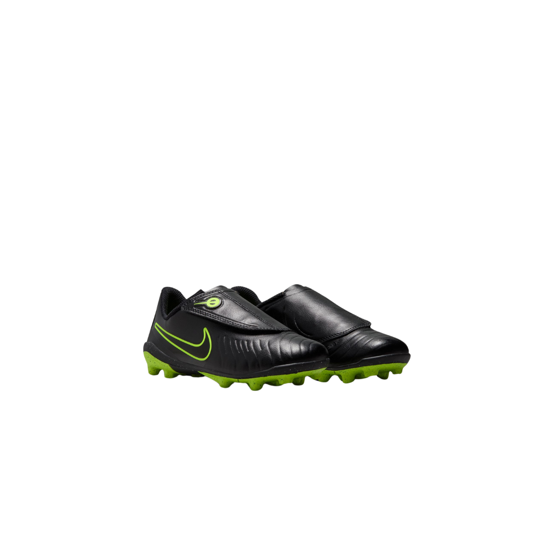 Image of Nike Jr. Tempo Legend 10 FG/MG (Black/Volt) - Deportes Salvador Colom