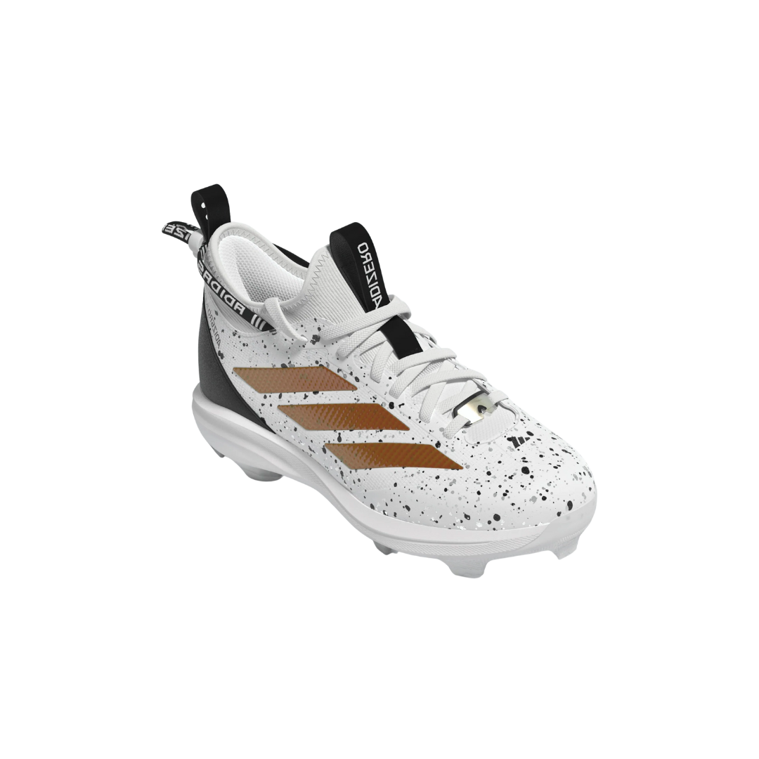 Adidas Youth Adizero Impact TPU (White/Black/Rose Gold) - Deportes Salvador Colom
