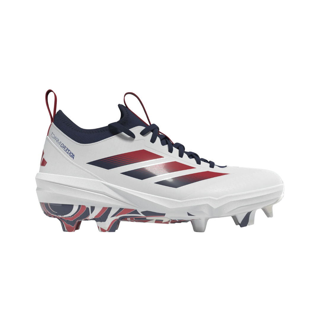 Adidas Adizero Impact TPU USA Men (White/Navy/Red) - Deportes Salvador Colom
