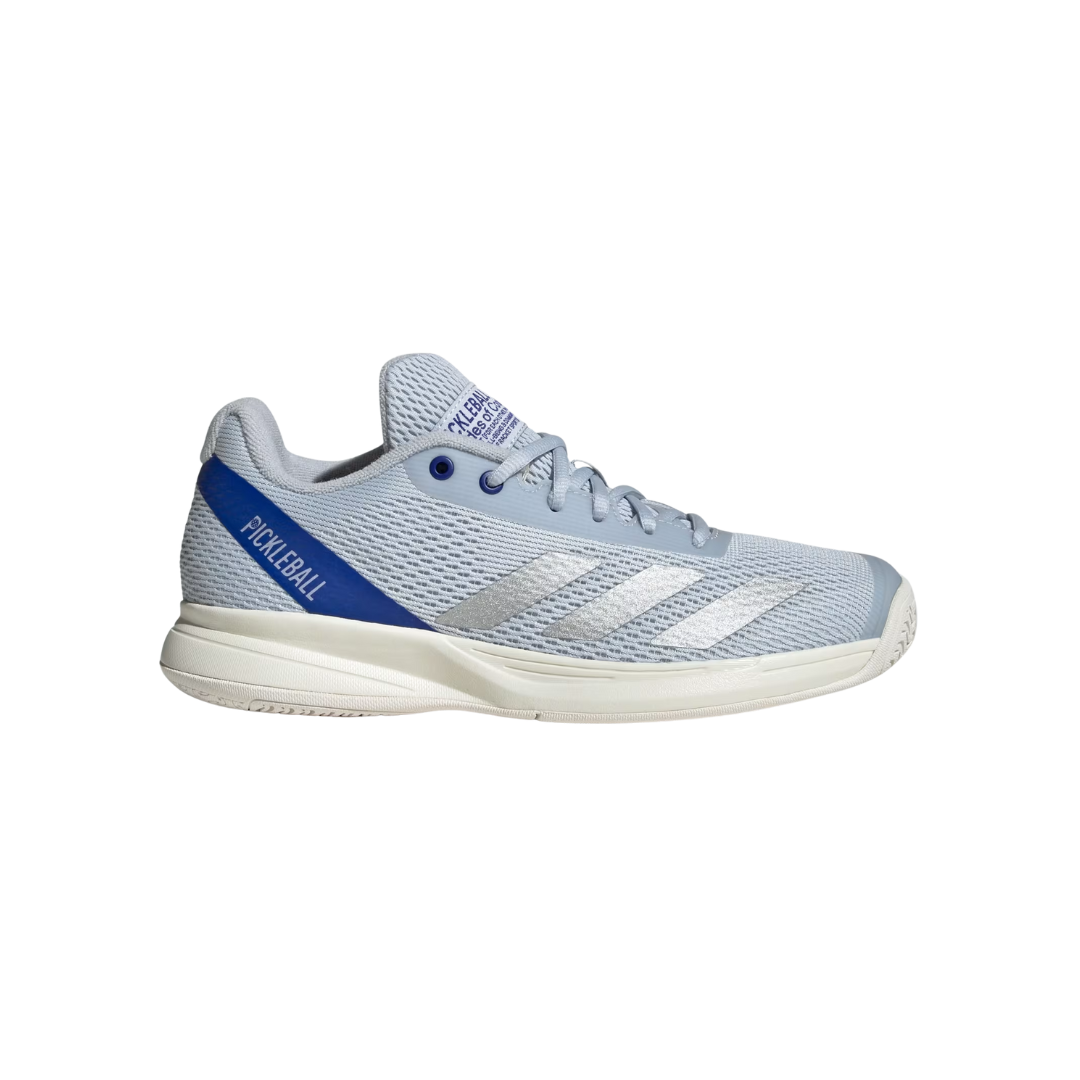 Adidas Courtflash Pickleball Shoes Women (Halo Blue/Silver Metalic) - Deportes Salvador Colom