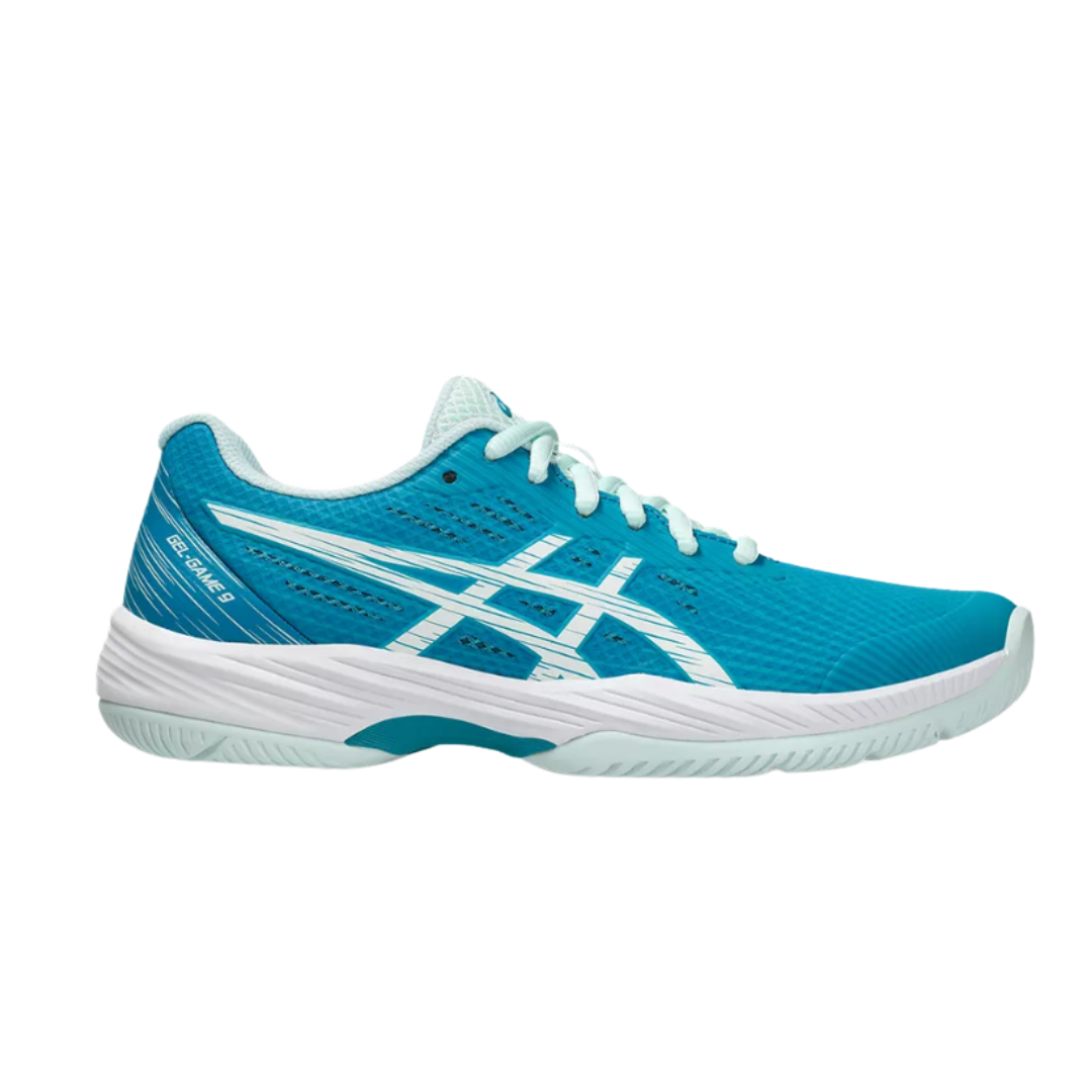 Asics Gel Game 9 Women (Teal Blue/White) - Deportes Salvador Colom