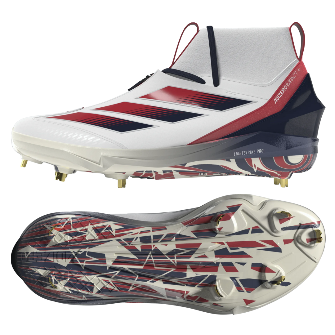 Image of Adidas Adizero Impact+ USA (White/Navy/Red) - Deportes Salvador Colom