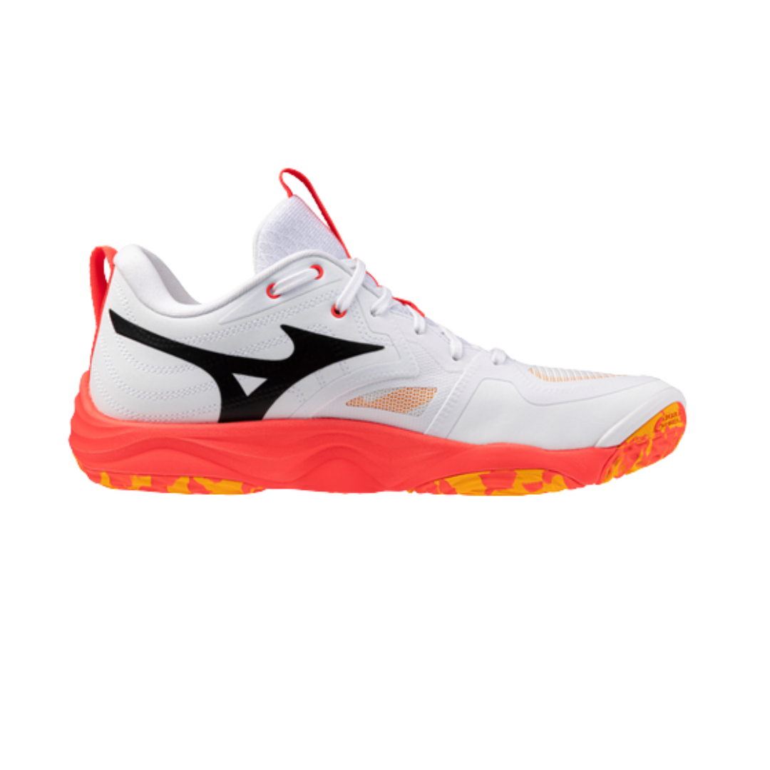 Mizuno Wave Momentum 4 Elite Unisex (White/Orange/Yellow) - Deportes Salvador Colom