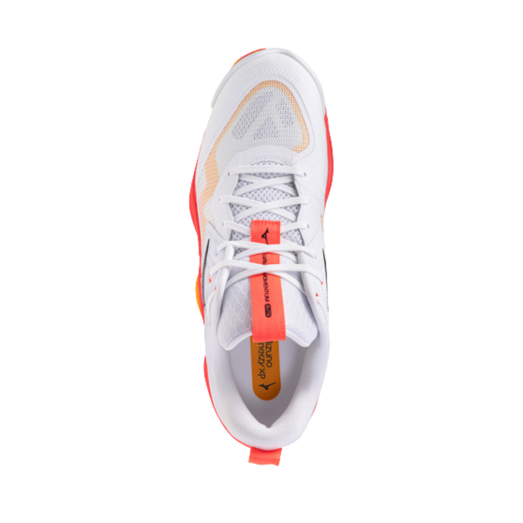 Mizuno Wave Momentum 4 Elite Unisex (White/Orange/Yellow) - Deportes Salvador Colom