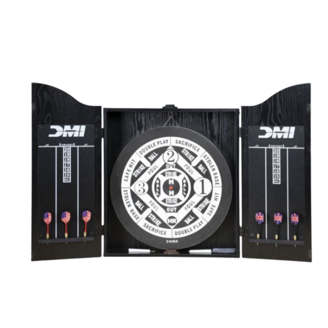 Escalade Sports Recreational Dartboard Cabinet (Black) - Deportes Salvador Colom